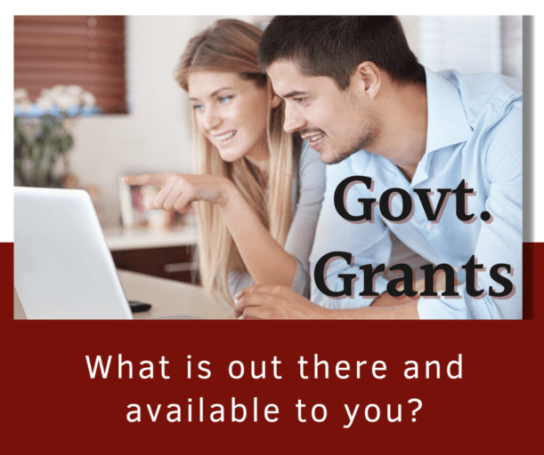 NSW Government Grants a man and a lady looking at a laptop screen